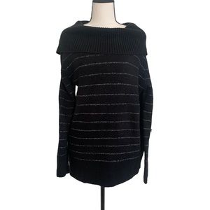 Style & Co. | black stripe sweater